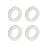 Axial SCX30 35mm Tires with Silicon Insert (4) White