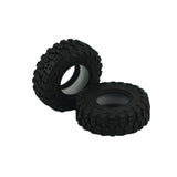 Axial SCX30 35mm Tires with Silicon Insert (4) White