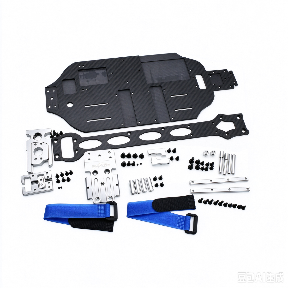 Powerhobby Carbon Fibre Chassis FOR Traxxas SLash 4x4
