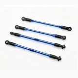 Powerhobby Aluminum Front / Rear Tie Rods Blue FOR Traxxas E-Maxx / T-Maxx