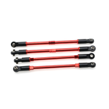 Powerhobby Aluminum Front / Rear Tie Rods Red FOR Traxxas E-Maxx / T-Maxx
