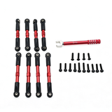 Powerhobby Aluminum Pull Rods Red FOR Trxxas 1/16 E-Revo / Summit