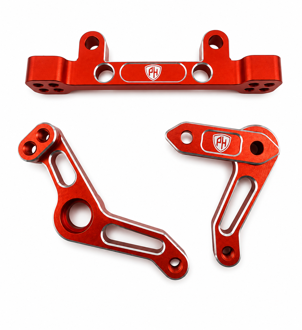 Powerhobby Yokomo RD2.0 Aluminum Steering Bell Crank Red