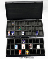 HO Slot Car Aluminum Carrying Case For AFX Auto World Tyco Aurora Fits 60 cars