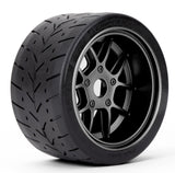 Powerhobby 1/8 Gripper 54/100 Belted Mounted Tires 17mm Black Wheels V2 (2)