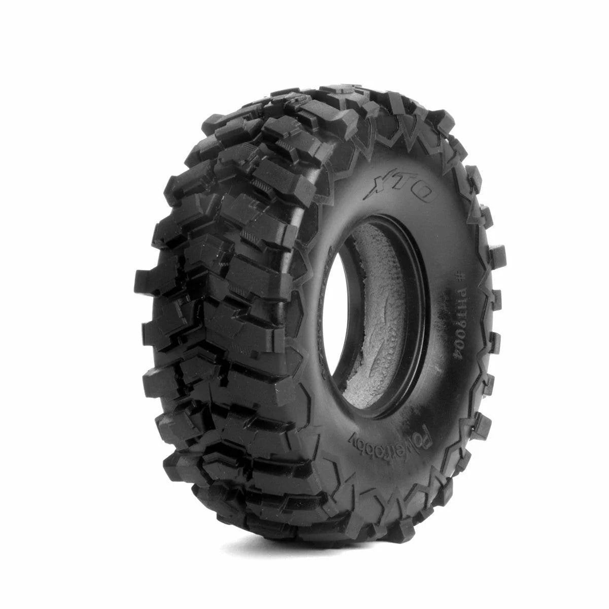 Powerhobby PHT9004 1.9" XTO Ultra Soft 1/10 Rock Crawler Tires w Dual Stage Foams (2)