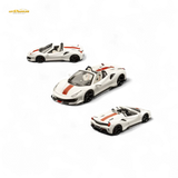 TPC Ferrari 488 Roadster Pearl White 1:64