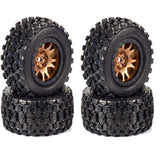 Pro-Line Badlands MX43 Pro-Loc Mounted Tires / Wheels Bronze (4) X-Maxx