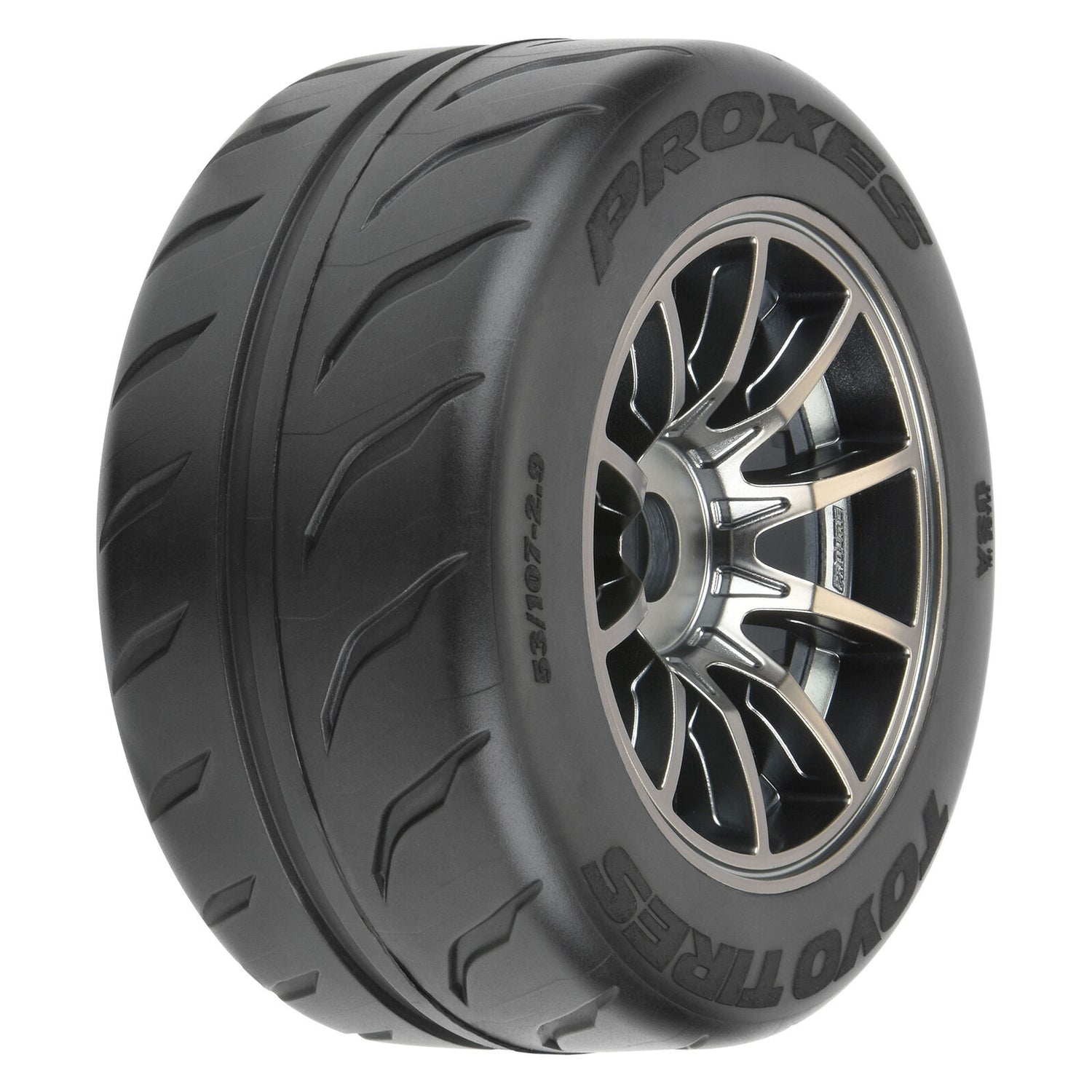 Pro Line PRO1020011 1/7 Toyo Proxes R888R S3 Rear 53/107 2.9" BELTED MTD 17mm Spectre (2)