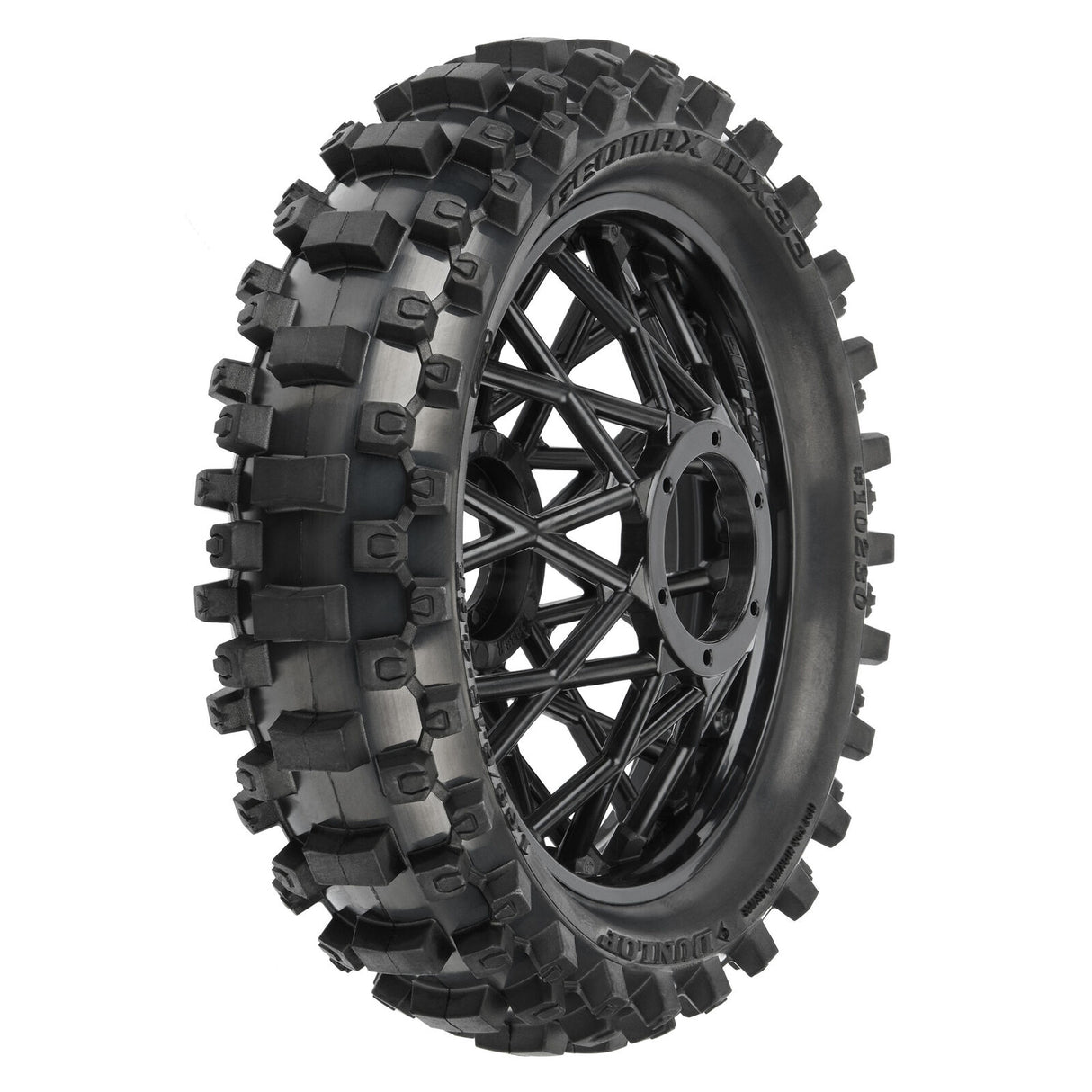 PROLINE 1023010 1/4 Dunlop Geomax MX33 CR4 Rear Tire MTD Black: Promoto-MX