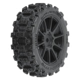 PROLINE 1024610 Badlands MX 1.9" Buggy Tires MTD Mach-10 Black Wheels: Typhon GROM