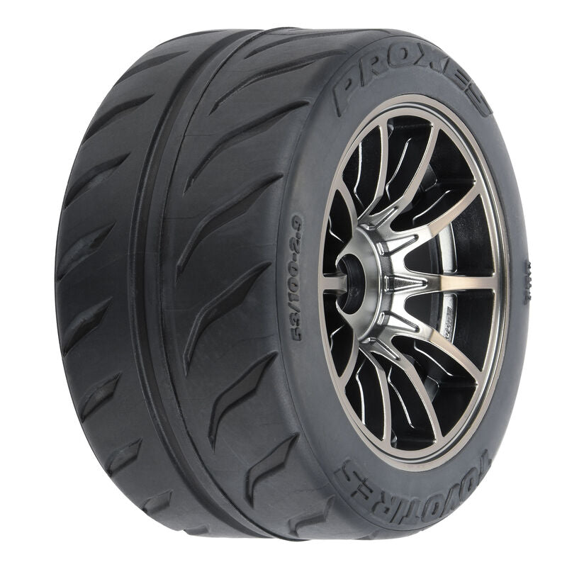 Pro-line Racing PRO1025711 1/7 Toyo Proxes R888R S3 F/R 53/100 2.9" BELTED MTD 17mm Spectre (2)
