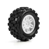 Pro-Line 1/16 Badlands MX Tires White ARRMA Mini Kraton (2)