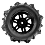 Proline PRO1031210 1/16 Dumont F/R MT Tires Black Split Six (2): ARRMA MINI KRATON