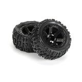 PROLINE PRO119411 1/16 Trencher M2 Fr/Rr 2.2" Tires Mounted 12mm Blk Desperado (2)