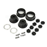 Pro-Line PRO281103 1/10 Raid Bead-Loc F/R 2.2/3.0 SC 2 Silvr/Blk
