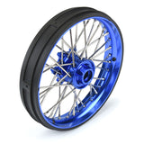 PROLINE 283600T1 1/4 Pro-Spec Aluminum V2 Bead Front Wheel Blue/Blue (1): Promoto-MX