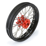 PROLINE 283600T2 1/4 Pro-Spec Aluminum V2 Bead Front Wheel Black/Red (1): Promoto-MX