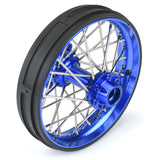 PROLINE PRO283700T1 1/4 Pro-Spec Aluminum V2 Bead Rear Wheel Blue/Blue (1): Promoto-MX