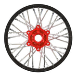 PROLINE RACING 283700T2 1/4 Pro-Spec Aluminum V2 Bead Rear Wheel Black/Red (1): Promoto-MX