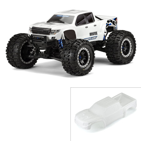 PROLINE PRO351317 1/5 Pre-Cut Brute Bash Armor White Body: X-MAXX