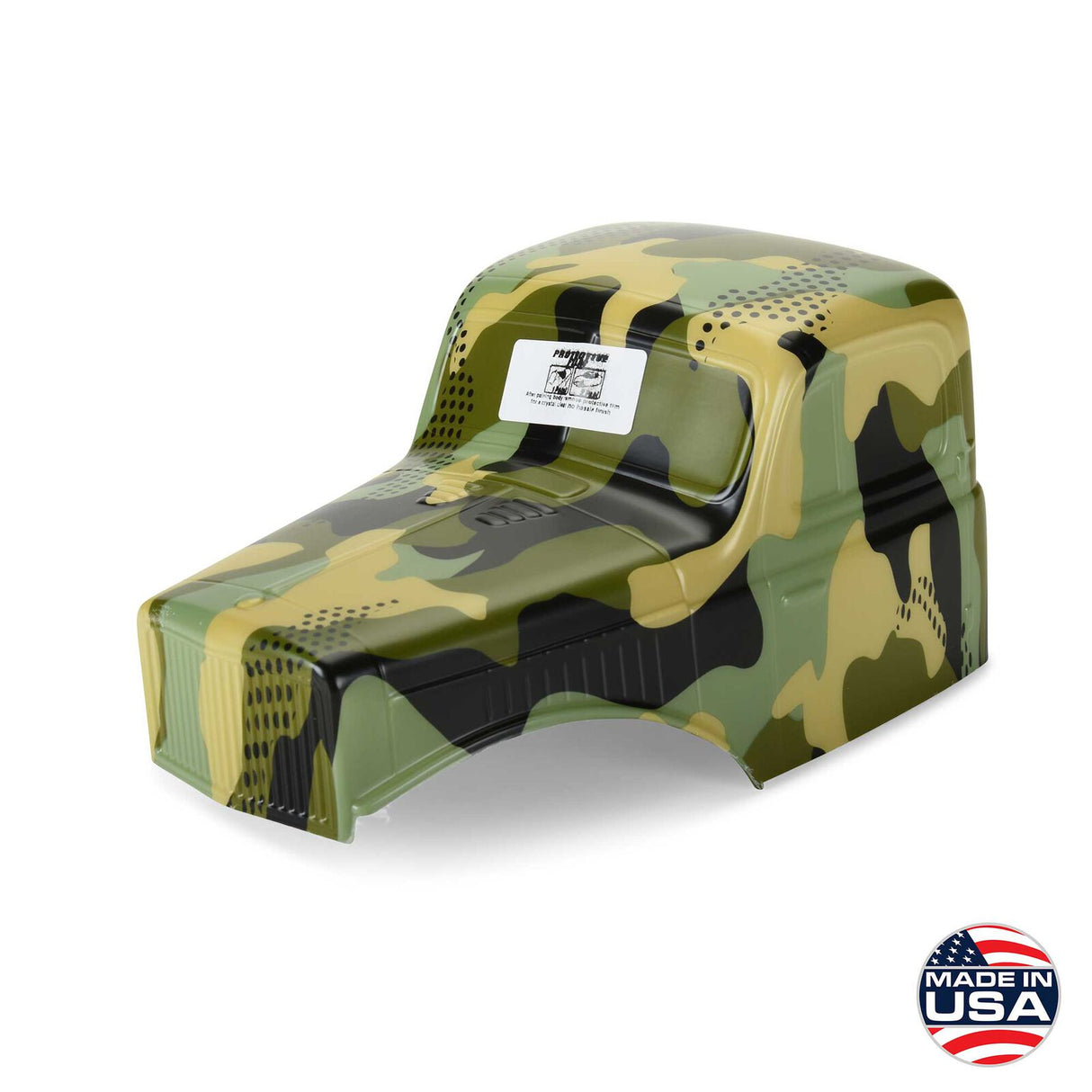 Proline PRO360620 1/10 Limited Edition Pre-Cut/Pre-Painted Comp Wagon Cab-Only Body 12.3" (313mm) Wheelbase Crawlers, Camo