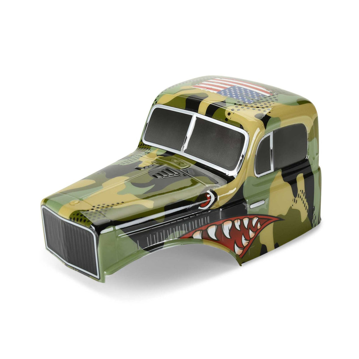 Proline PRO360620 1/10 Limited Edition Pre-Cut/Pre-Painted Comp Wagon Cab-Only Body 12.3" (313mm) Wheelbase Crawlers, Camo