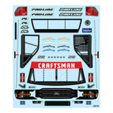 Proline PRO365400 1/12 Pre-Cut 2024 Ford F-150 Truck Clear Body: Losi NASCAR