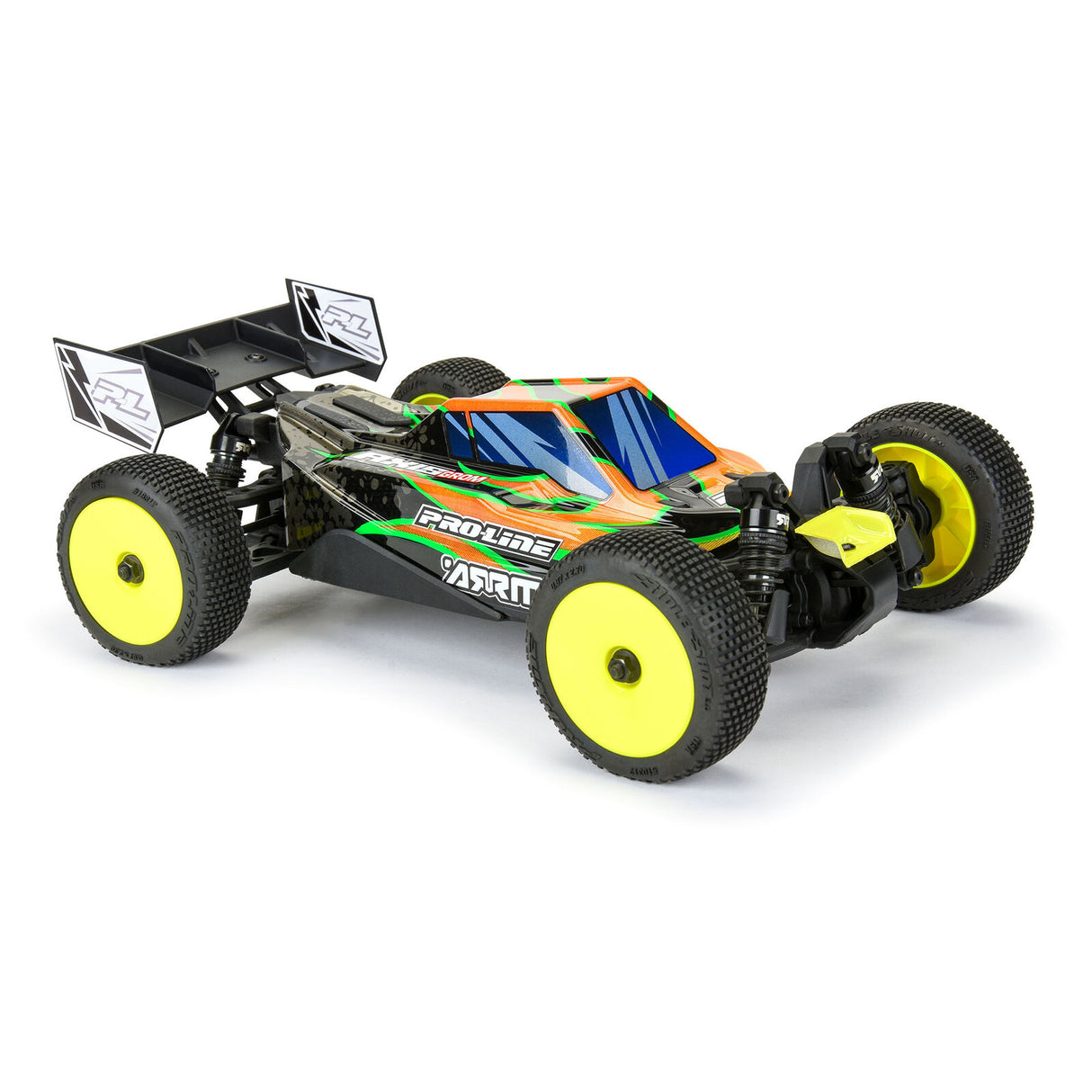 Pro-line Racing PRO367120 Limited Edition 1/14 Pre-Cut/Pre-Painted Axis Tribe (Yellow/Black) Body: Typhon GROM
