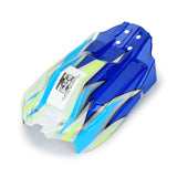 Pro-line Racing PRO367121 Limited Edition 1/14 Pre-Cut/Pre-Painted Axis Jagged (White/Blue) Body: Typhon GROM