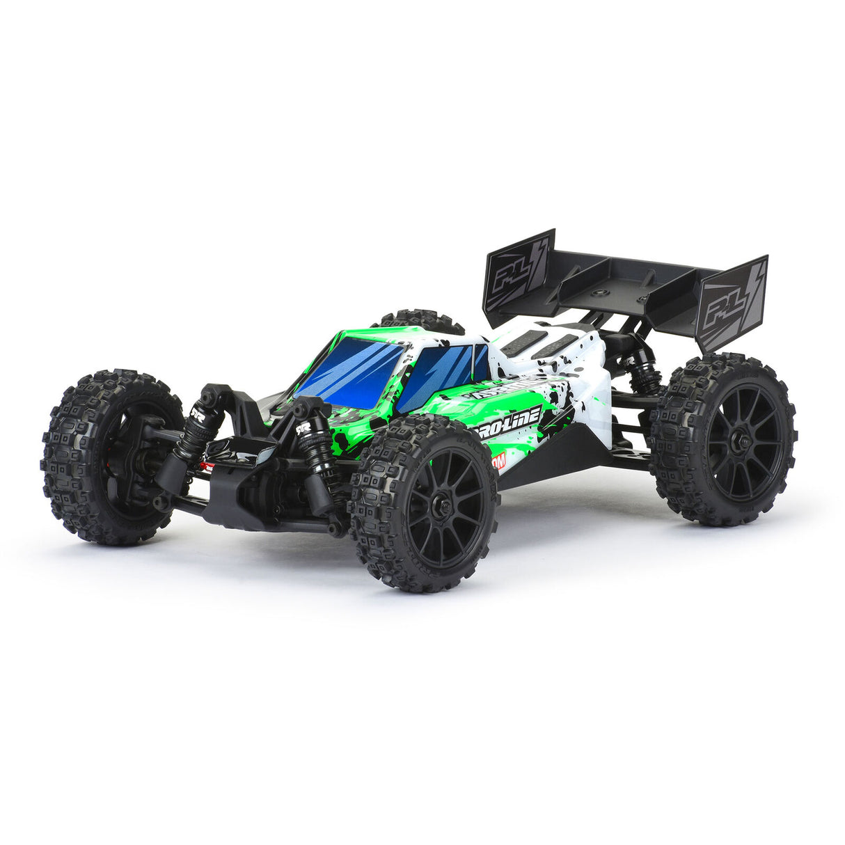 Pro-line Racing PRO367122 Limited Edition 1/14 Pre-Cut/Pre-Painted Axis Splat (Green/White) Body: Typhon GROM