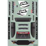 Pro Line PRO369320 1/16 Limited Edition Pre-Cut/Pre-Painted Brute Body Ghostfire with Clipless System: ARRMA MINI KRATON