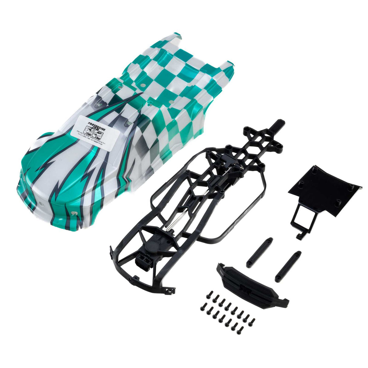 Proline PRO369322 1/16 Limited Edition Pre-Cut/Pre-Painted Brute Body Checkmate with Clipless System: ARRMA MINI KRATON