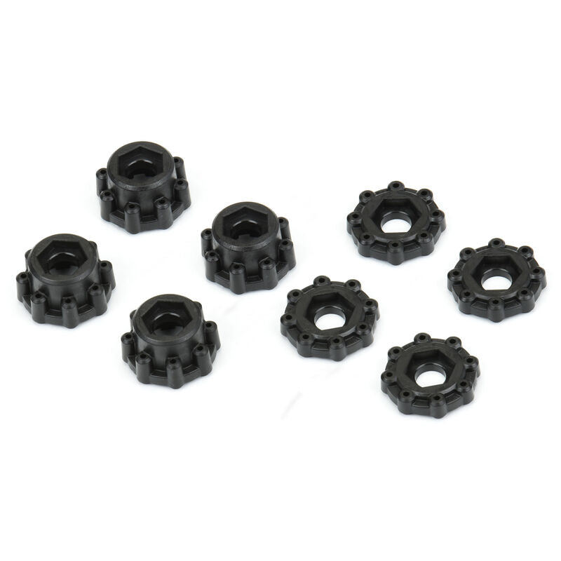 PROLINE RACING 1/8 8x32 to 17mm Zero & 1/2" Offset Hex Adapters