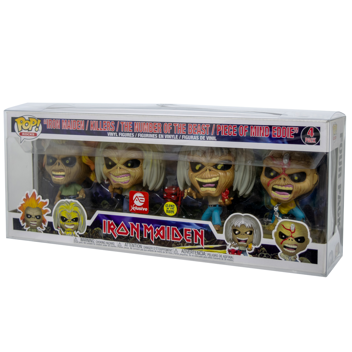 4-Pack Iron Maiden 2020 Funko Pop! PopShield Protectors