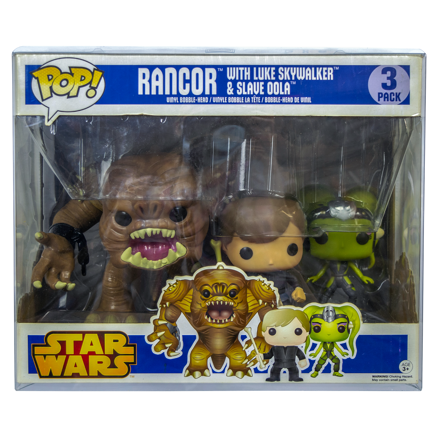 Large Star Wars 3-Pack Funko Pop! PopShield Protectors