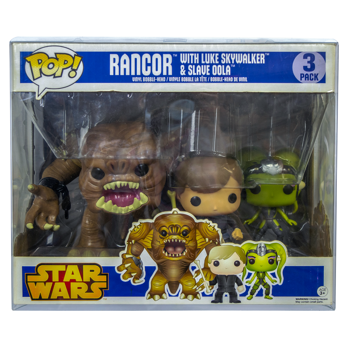 Large Star Wars 3-Pack Funko Pop! PopShield Protectors