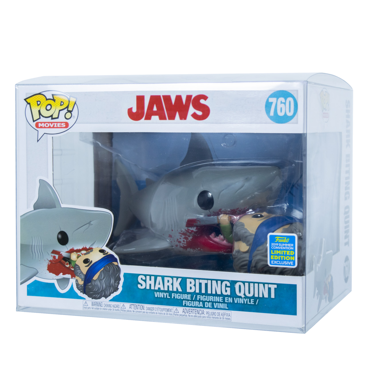 Shark Biting Quint Funko Pop! PopShield Protectors