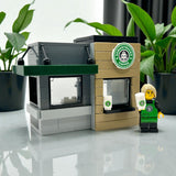 SomanyBucks Coffee Stand with Barista Minifig