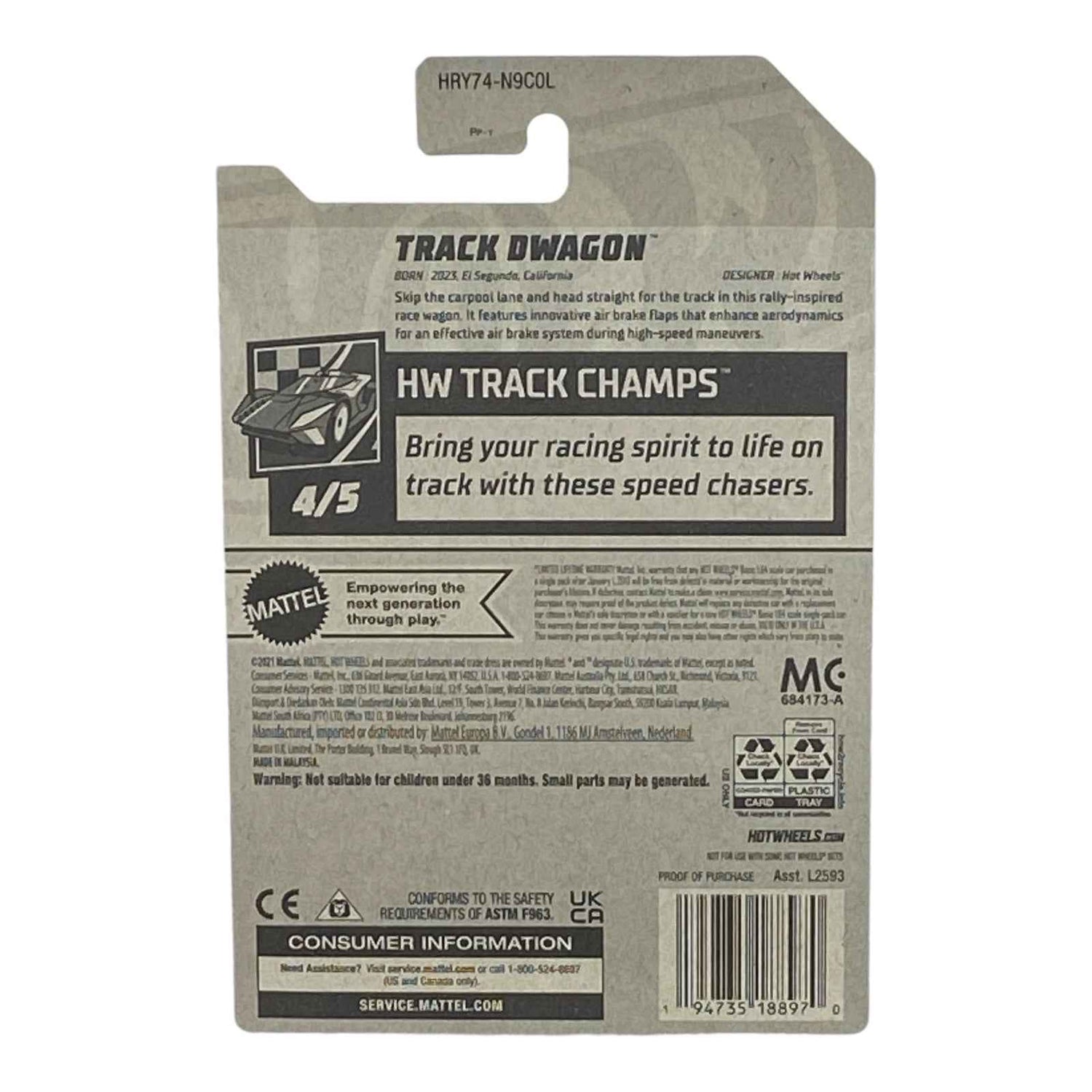 Hot Wheels Track Dwagon | Track Champs Series 4/5