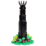 Dark Wizard Tower Building Set made using LEGO parts