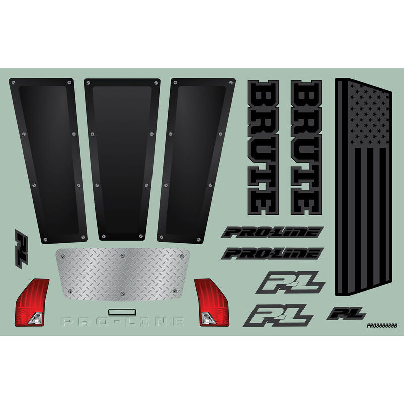 Pro-Line 3666-17 Brute Clear Crawler Body Axial SCX10 III