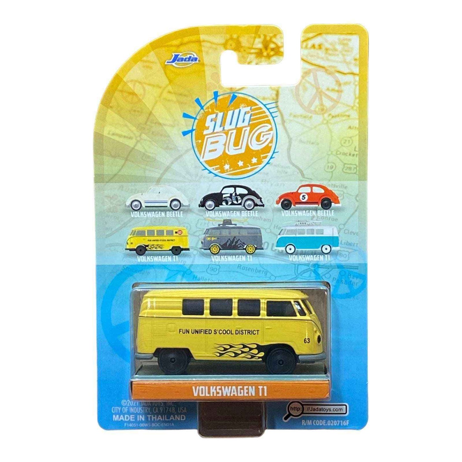 Jada Toys Volkswagen T1 - Slug Bug / Punch Buggy