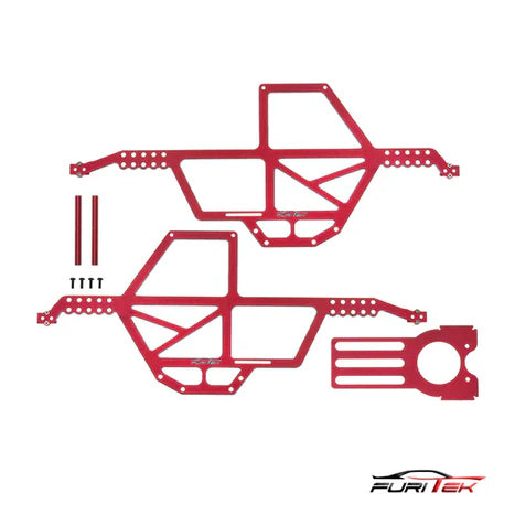 FURITEK FUR-2571 RAMPART FRAME KIT FOR TRX4MT RED VERSION