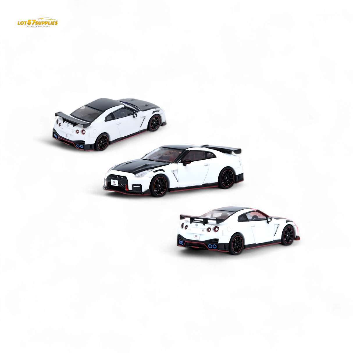 Inno64 Nissan GT-R R35 NISMO White 1:64