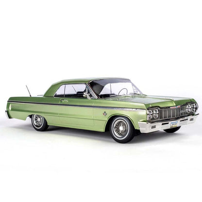Red Cat RER14408 1/10 SixtyFour Chevrolet Impala Brushed 2WD Hopping Lowrider RTR, Green