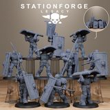 3D Printed Solaris Phalanx by StationForge Miniatures