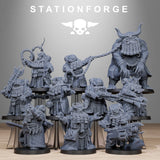 3D Printed Corrupted Guard Dwarves by StationForge Miniatures