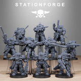 3D Printed Socratis Snipers x10 by StationForge Miniatures