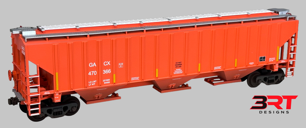 O Scale 4750 Covered Hopper Data Decal Set